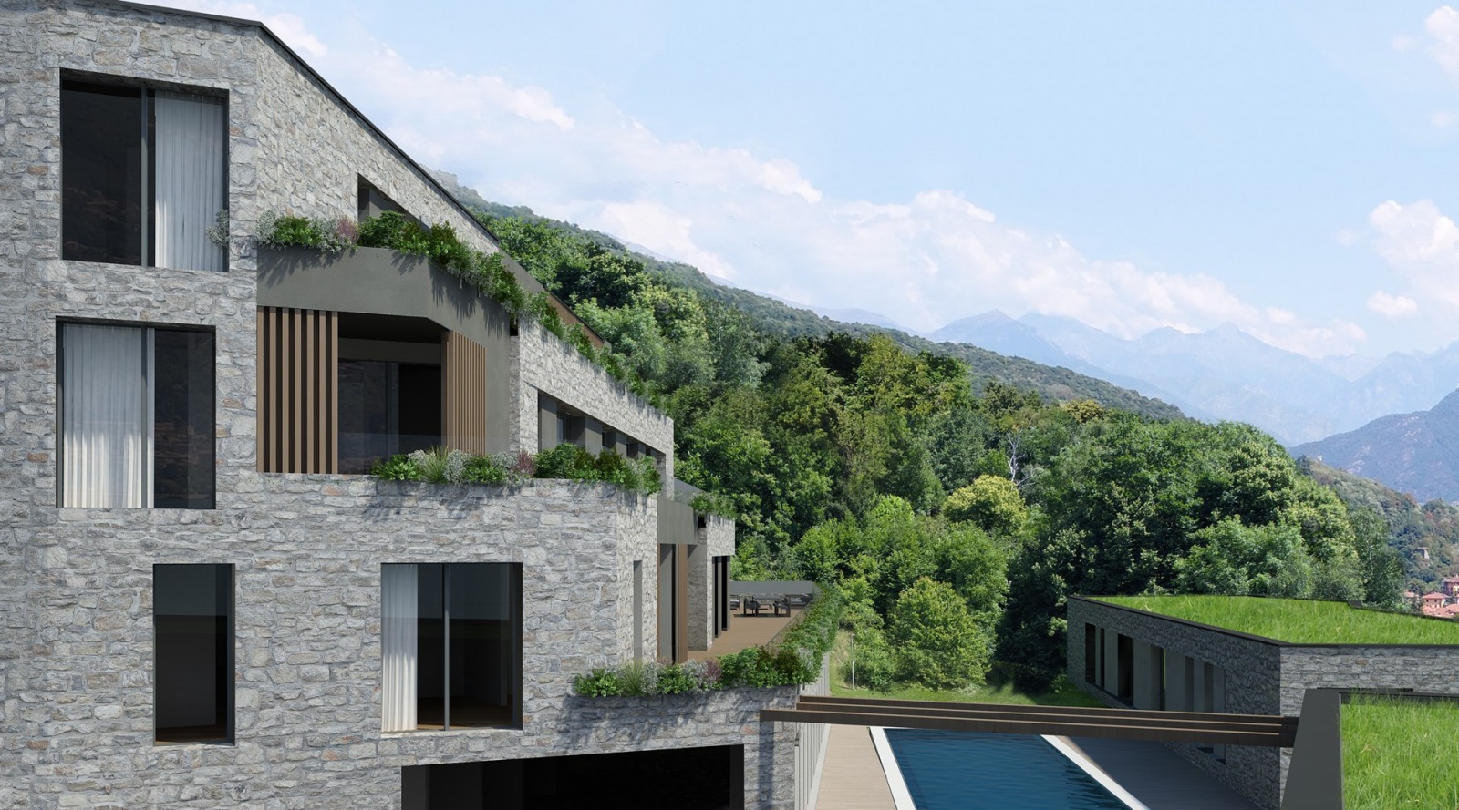 Progetto per complesso residenziale, San Siro (CO)